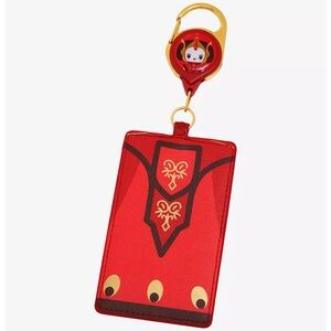 NWT Loungefly Star Wars Queen Amidala Red Invasion Gown Retractable Lanyard